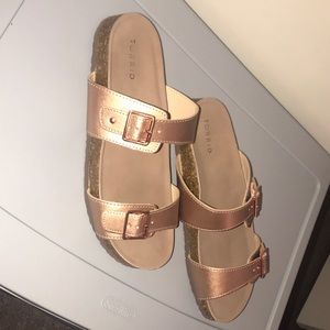 Rose Gold Sandals